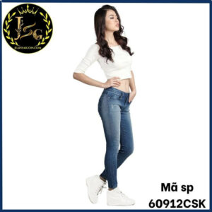 quần jean dài nữ skinny mã 60912csk